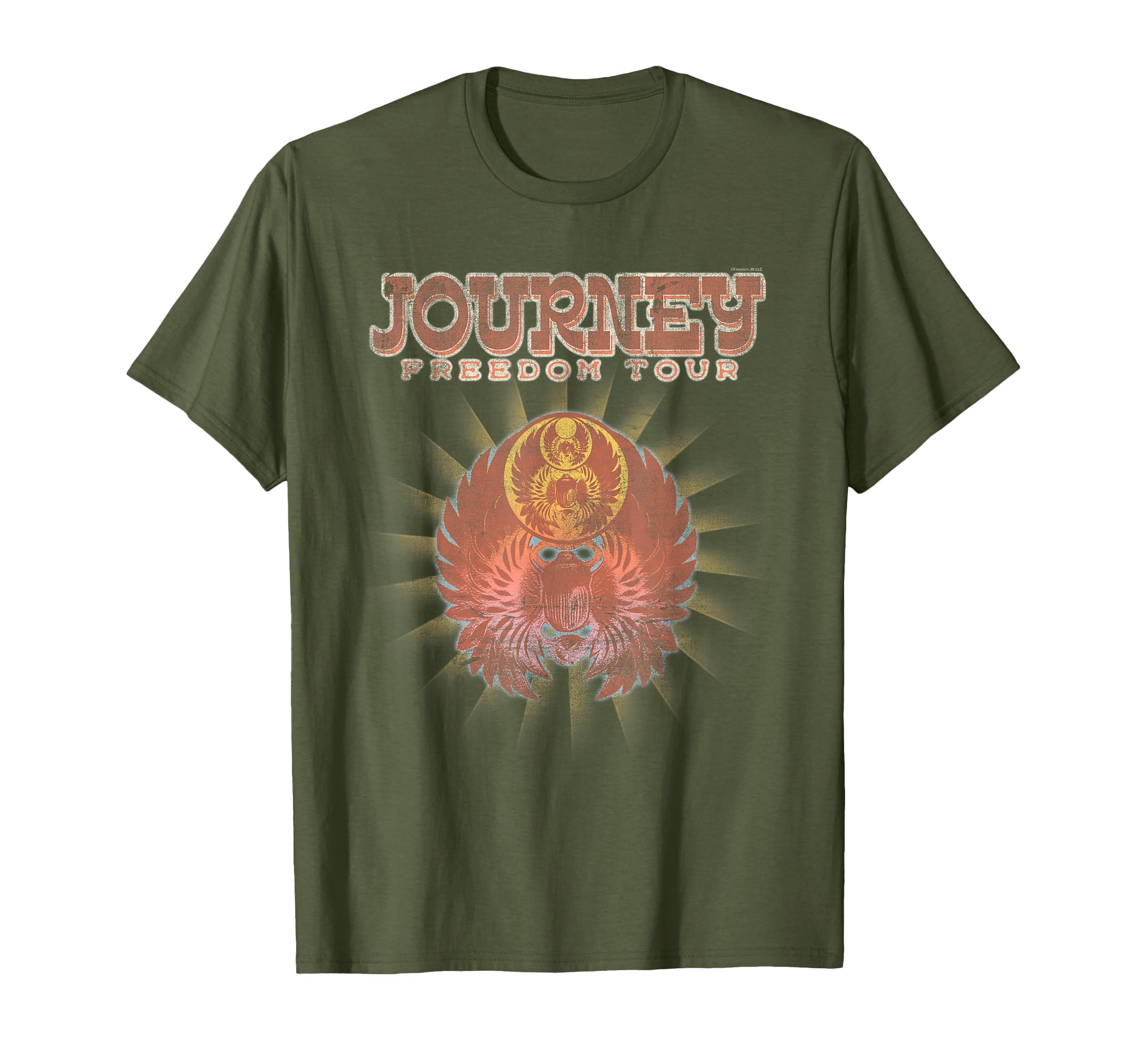 Journey Freedom Golden Scarab Western T-Shirt - Unique Graphic Men Women - T-Shirt, Sweatshirt, Hoodie