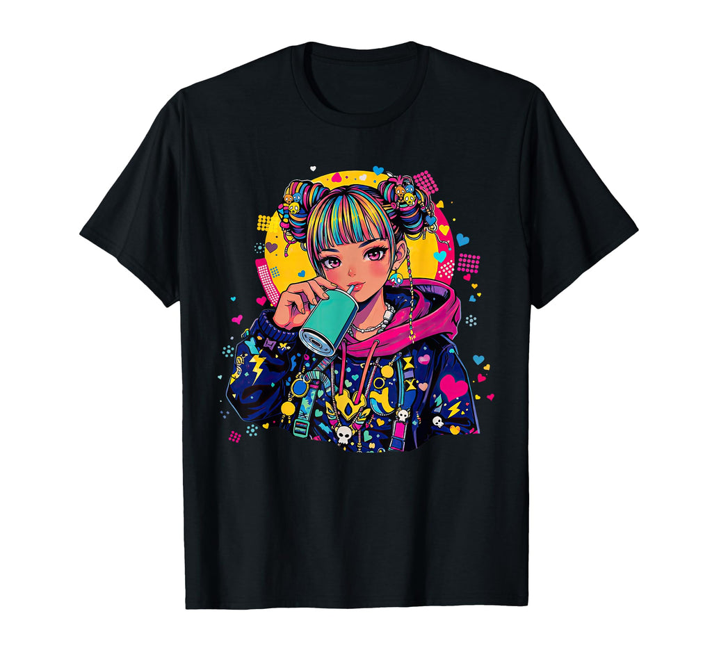 Y2K Decora Aesthetic Kawaii Anime T-Shirt - Minimalist Print Men Women - T-Shirt, Sweatshirt, Hoodie