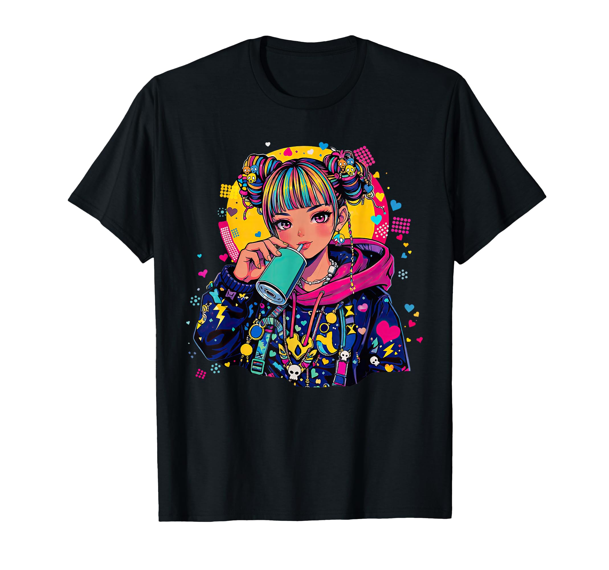 Y2K Decora Aesthetic Kawaii Anime T-Shirt - Minimalist Print Men Women - T-Shirt, Sweatshirt, Hoodie