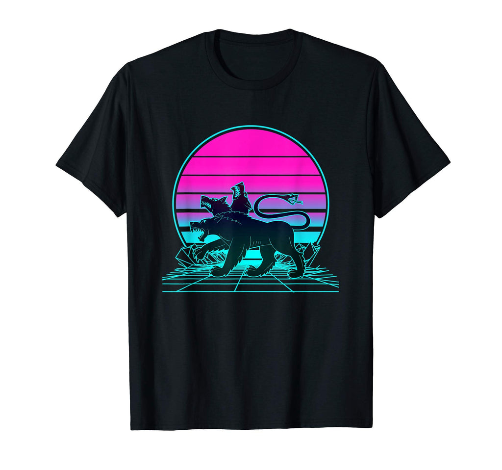 Sunset Cerberus T-Shirt - Graphic Print for Adults - T-Shirt, Sweatshirt, Hoodie