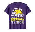 Proud Brother Softball Senior 2025 T-Shirt - Fun Novelty Design Men Women - T-Shirt, Sweatshirt, Hoodie