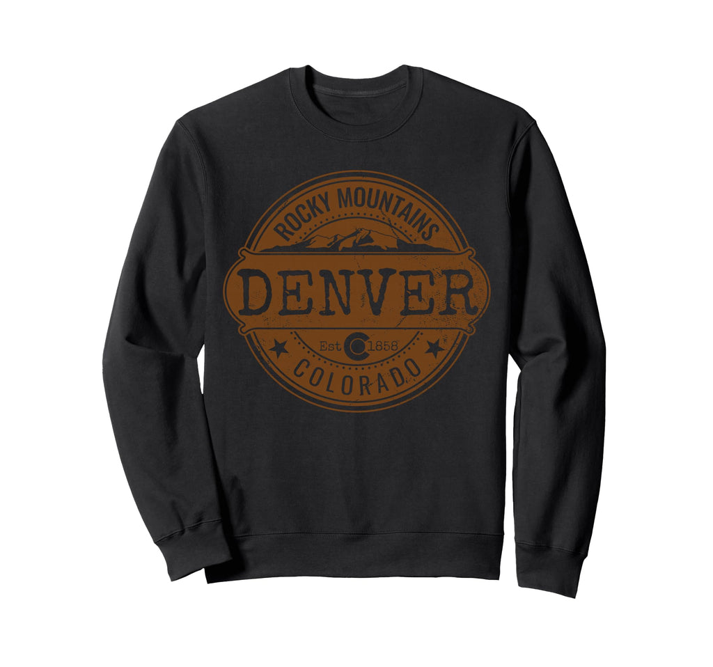 Denver Colorado Rocky Mountains Sweatshirt - Trendy Graphic Men Women - T-Shirt, Sweatshirt, Hoodie