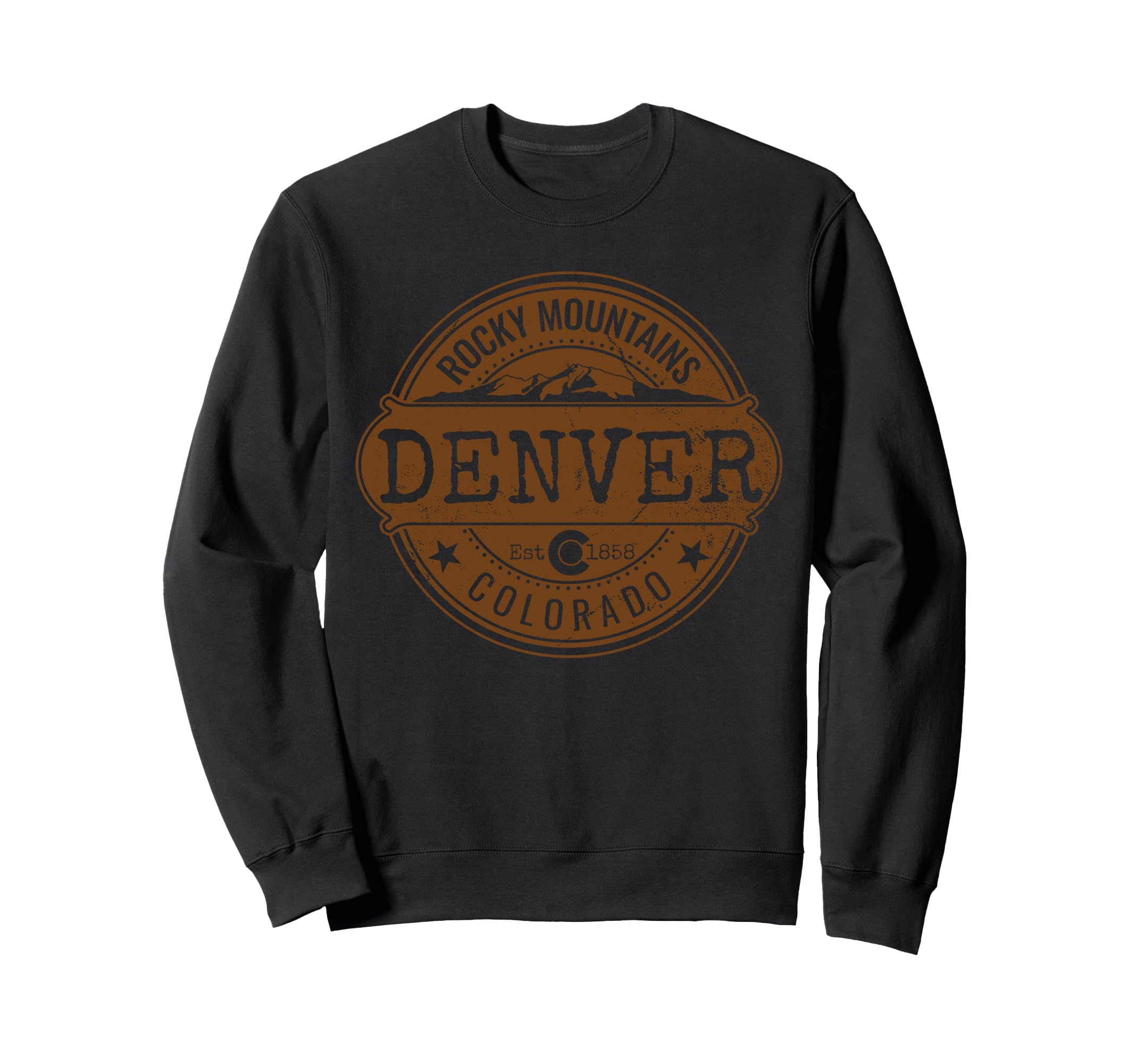 Denver Colorado Rocky Mountains Sweatshirt - Trendy Graphic Men Women - T-Shirt, Sweatshirt, Hoodie