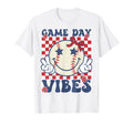 Game Day Vibes Coquette Bow Baseball T-Shirt - Graphic Print Unisex - T-Shirt, Sweatshirt, Hoodie