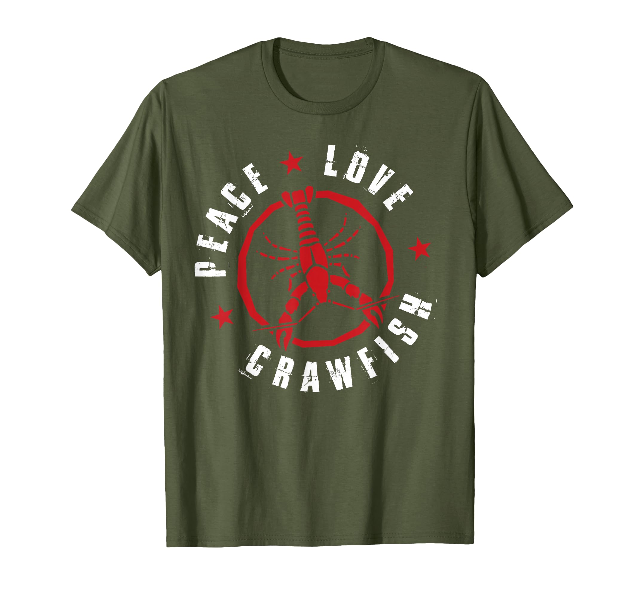 Funny Crawfish Boil Peace Love T-Shirt - Fun Novelty Design Men Women - T-Shirt, Sweatshirt, Hoodie