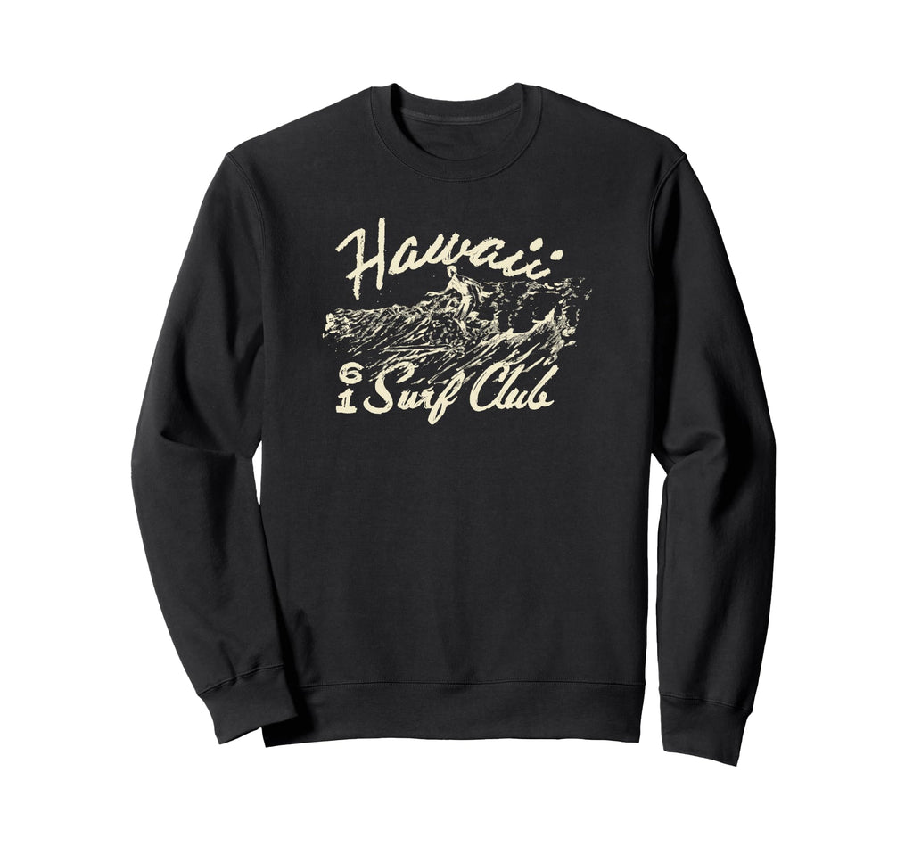 Trendy Hawaii Surf Club Logo Sweatshirt - Custom Art Print for Adults - T-Shirt, Sweatshirt, Hoodie
