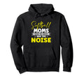 Baseball Softball Mom Hoodie - Graphic Print Unisex - T-Shirt, Sweatshirt, Hoodie