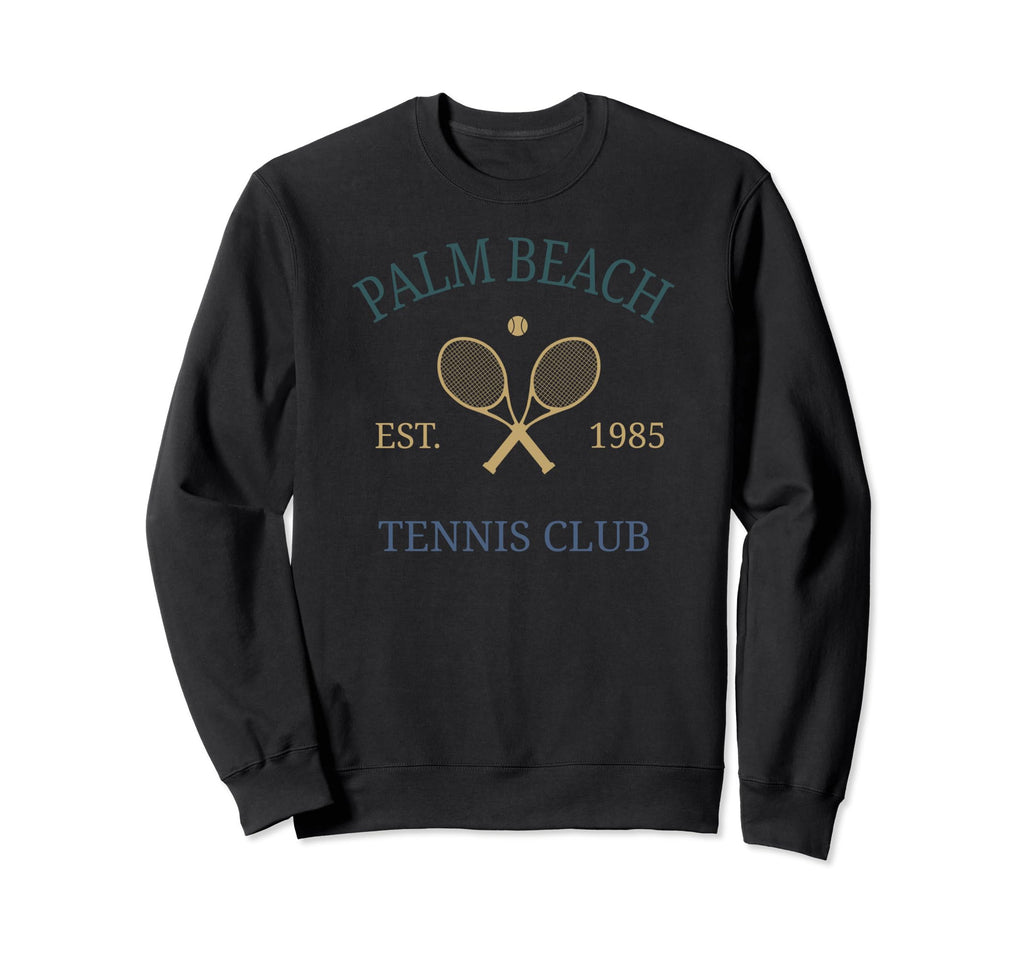Beach Florida Athletics Tennis Sweatshirt - Minimalist Print Men Women - T-Shirt, Sweatshirt, Hoodie