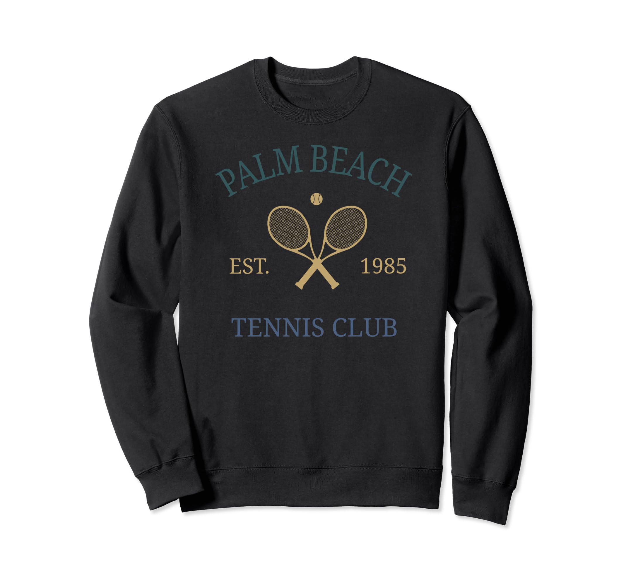 Beach Florida Athletics Tennis Sweatshirt - Minimalist Print Men Women - T-Shirt, Sweatshirt, Hoodie
