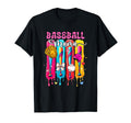 Baseball Lover Mama Colorful T-Shirt - Casual Everyday Wear Men Women - T-Shirt, Sweatshirt, Hoodie