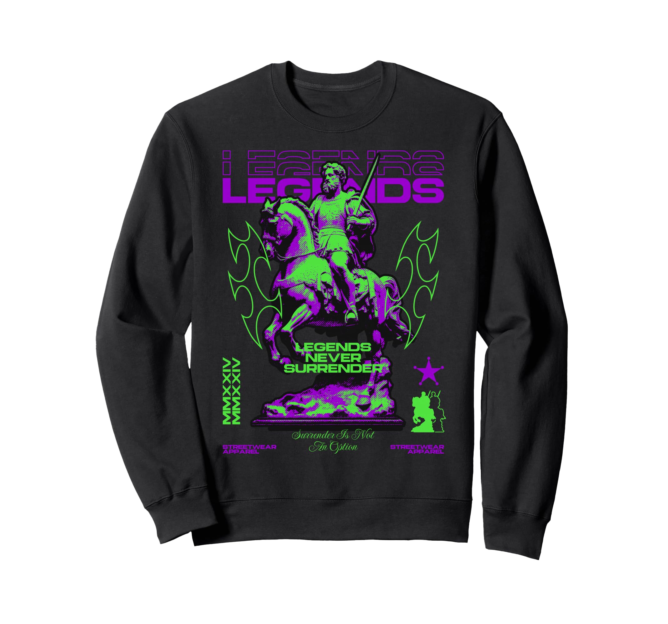 Y2K Legends Bold Urban Sweatshirt - Casual Everyday Wear Men Women - T-Shirt, Sweatshirt, Hoodie