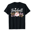 Leopard Baseball Mom Mama Both T-Shirt - Custom Art Print Men Women - T-Shirt, Sweatshirt, Hoodie