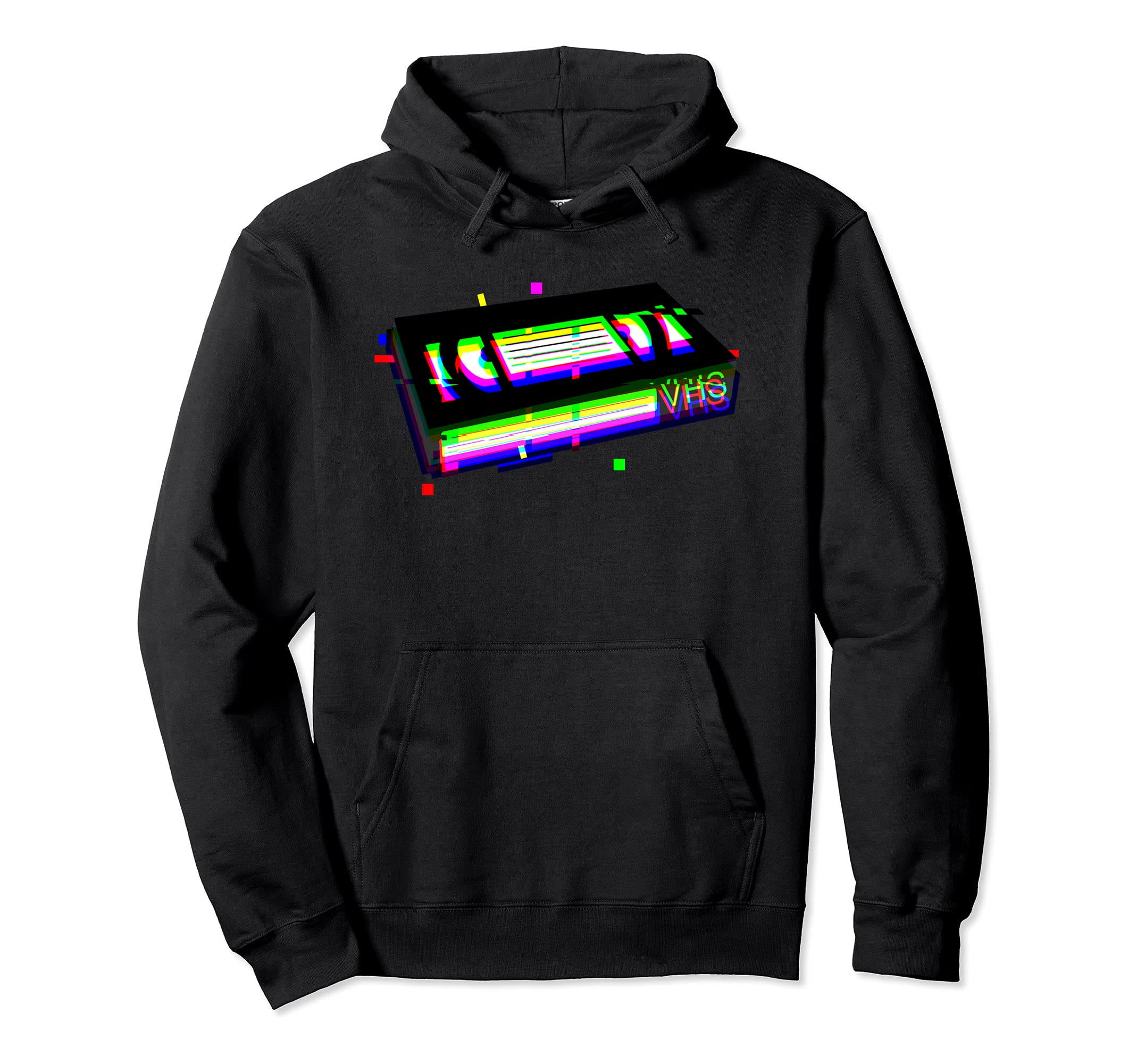 Vhs Tape Vaporwave Aesthetic 90Er Glitch Hoodie - Custom Art Print Unisex - T-Shirt, Sweatshirt, Hoodie