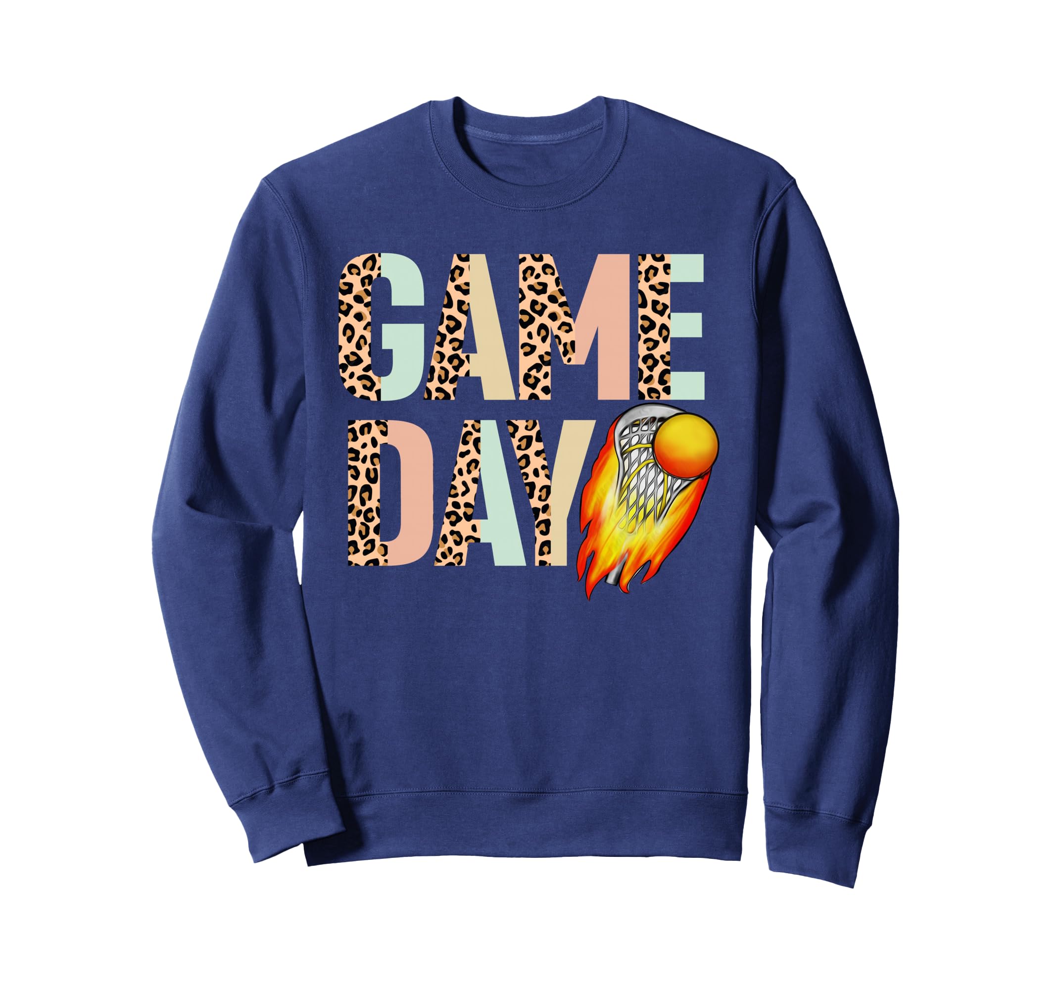 Leopard Lacrosse Mom Shirts Sweatshirt - Casual Everyday Wear Men Women - T-Shirt, Sweatshirt, Hoodie