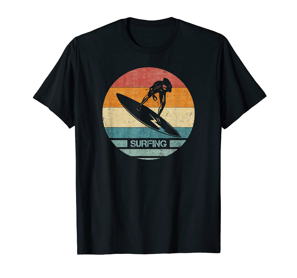 Surfing Player Surfer Silhouette T-Shirt - Streetwear Style Men Women - T-Shirt, Sweatshirt, Hoodie