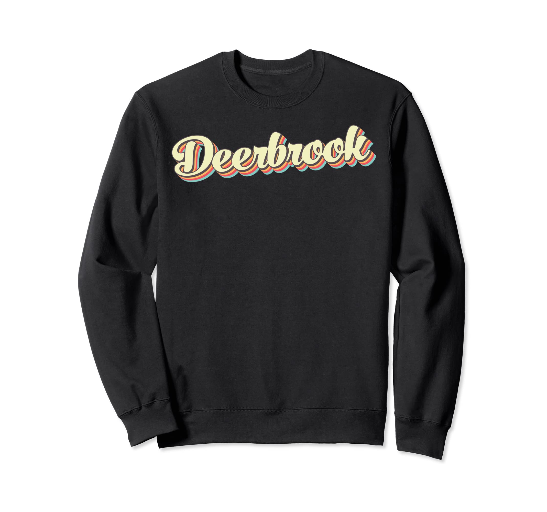 Deerbrook Art Baseball Font Sweatshirt - Fun Novelty Design for Adults - T-Shirt, Sweatshirt, Hoodie