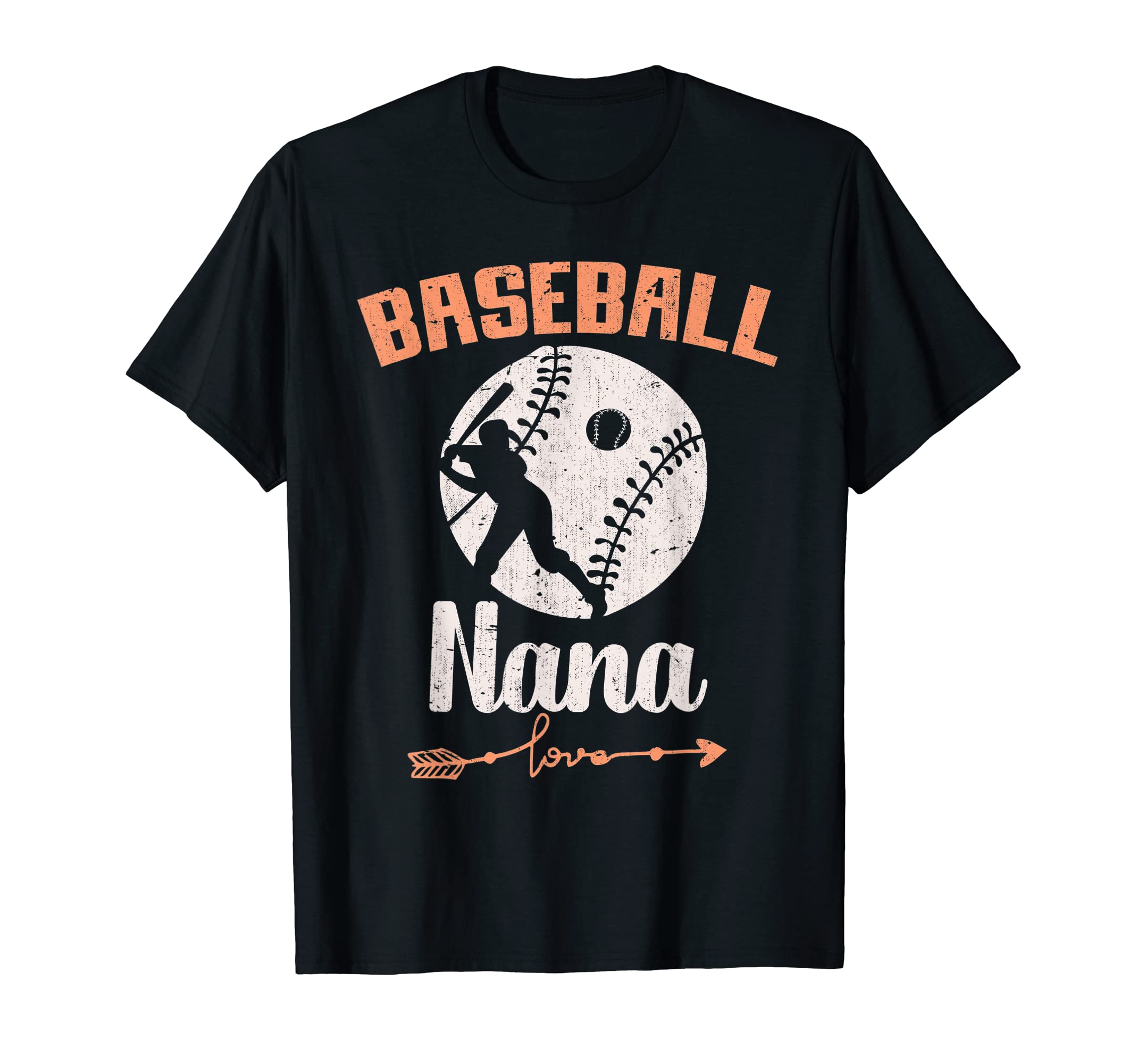 Baseball Nana Baseball Player Grandma T-Shirt - Unique Graphic for Adults - T-Shirt, Sweatshirt, Hoodie