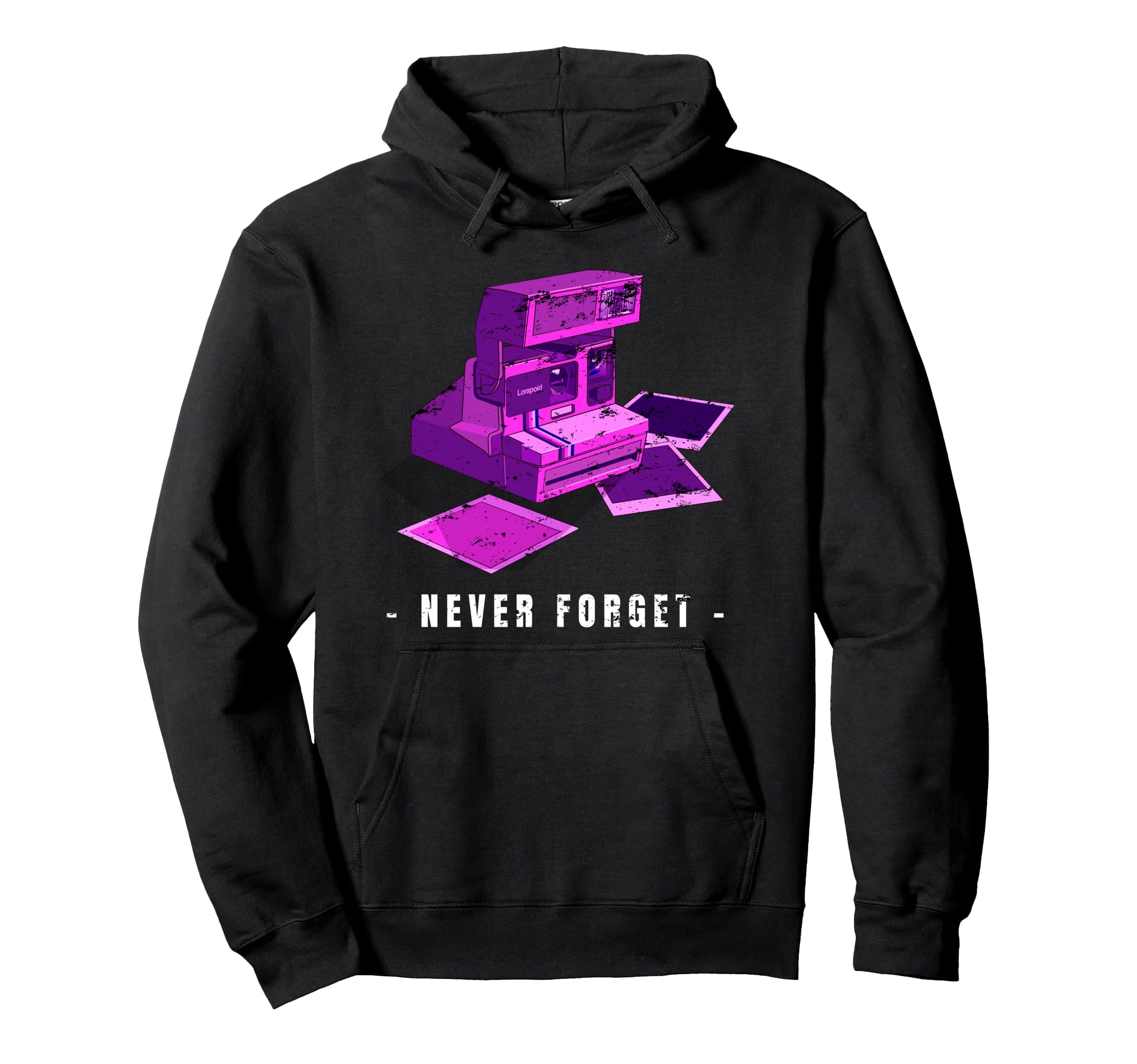 Camera 80S Photography Lover Photographer Hoodie - Streetwear Style Unisex - T-Shirt, Sweatshirt, Hoodie