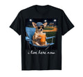 Chihuahua Drink Iced Coffee Baseball T-Shirt - Unique Graphic Men Women - T-Shirt, Sweatshirt, Hoodie