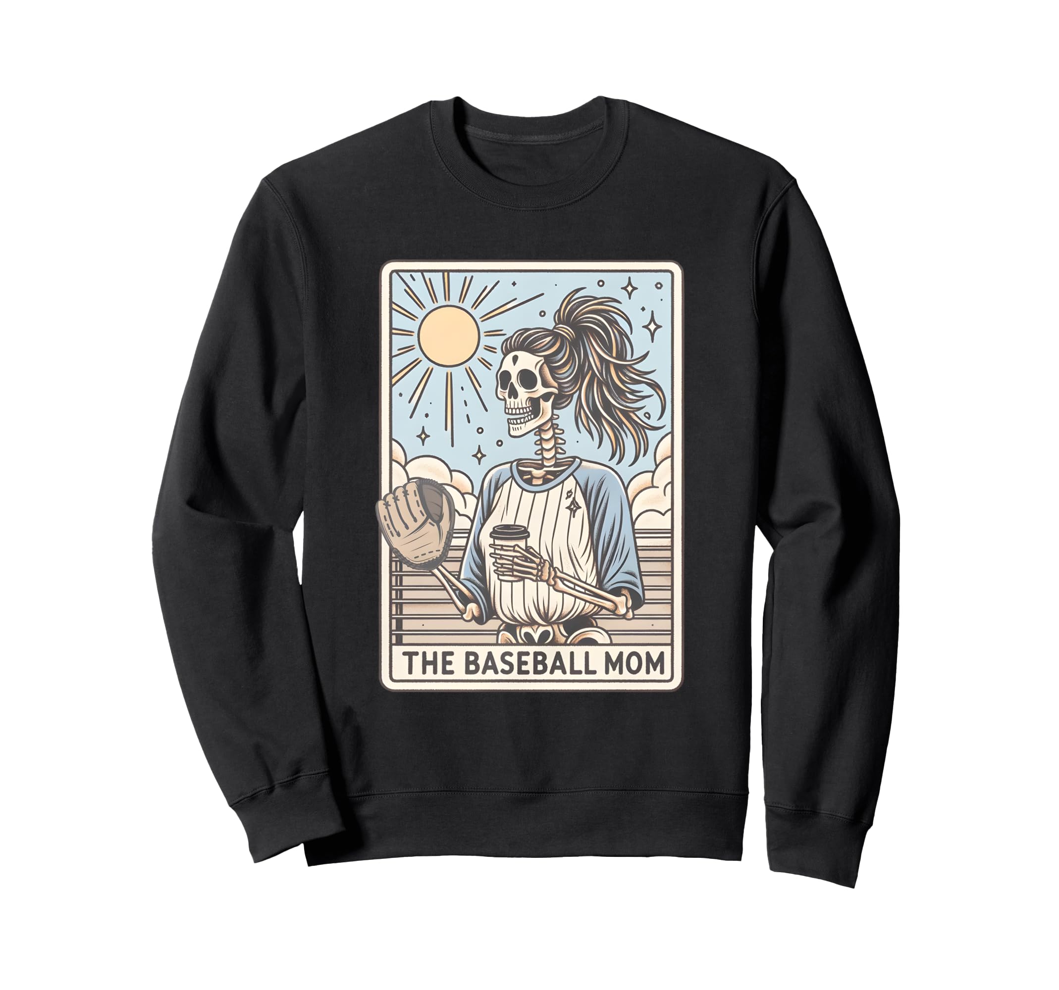 Funny Baseball Mom Halloween Sweatshirt - Minimalist Print Unisex - T-Shirt, Sweatshirt, Hoodie
