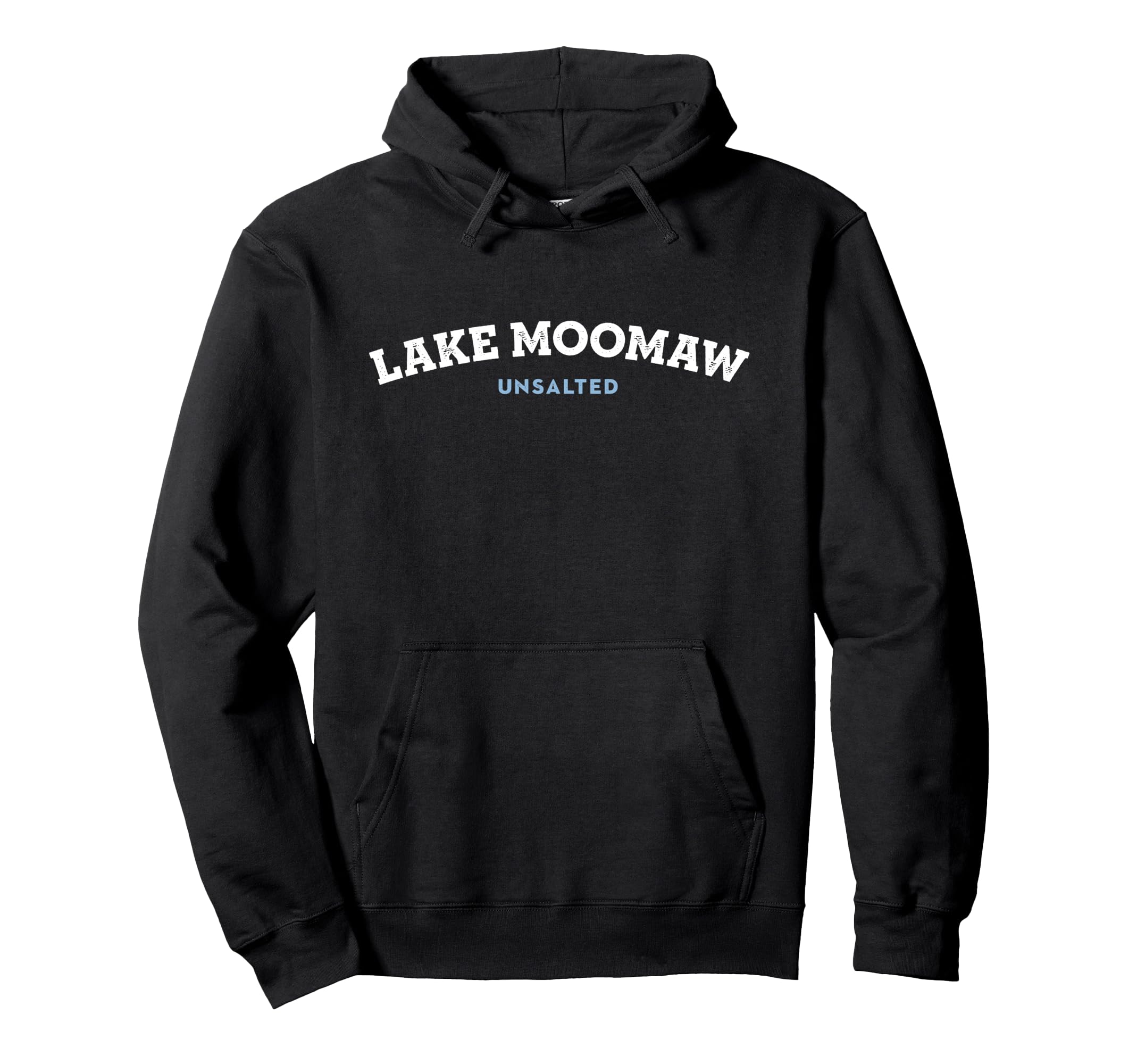 Lake Moomaw Va Distressed Hoodie - Novelty Apparel for Adults - T-Shirt, Sweatshirt, Hoodie