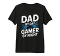Dad Day Gamer Night Tri Blend T-Shirt - Minimalist Print Men Women - T-Shirt, Sweatshirt, Hoodie