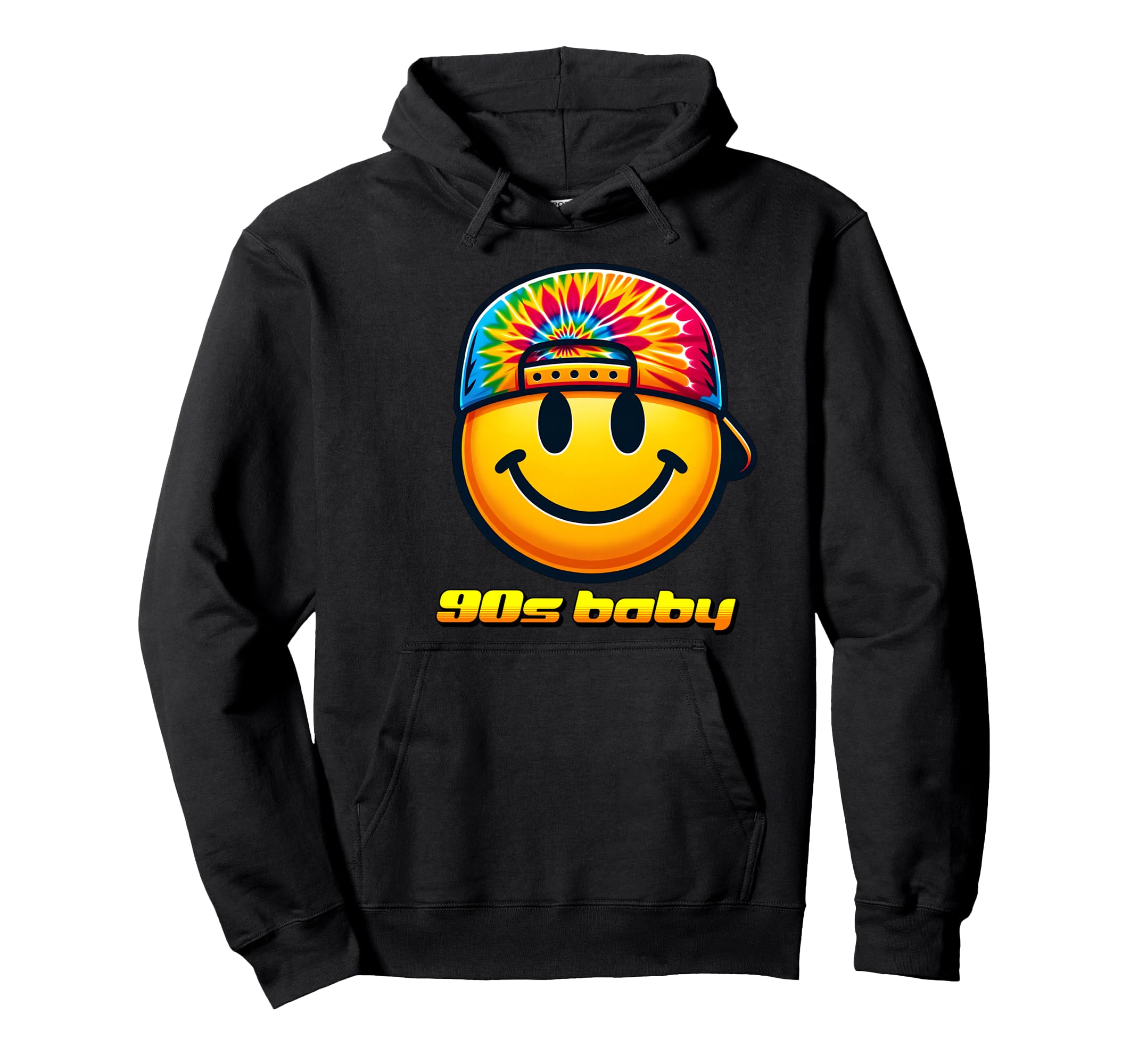 90S Backwards Cap Born 1990S Hoodie - Casual Everyday Wear Unisex - T-Shirt, Sweatshirt, Hoodie