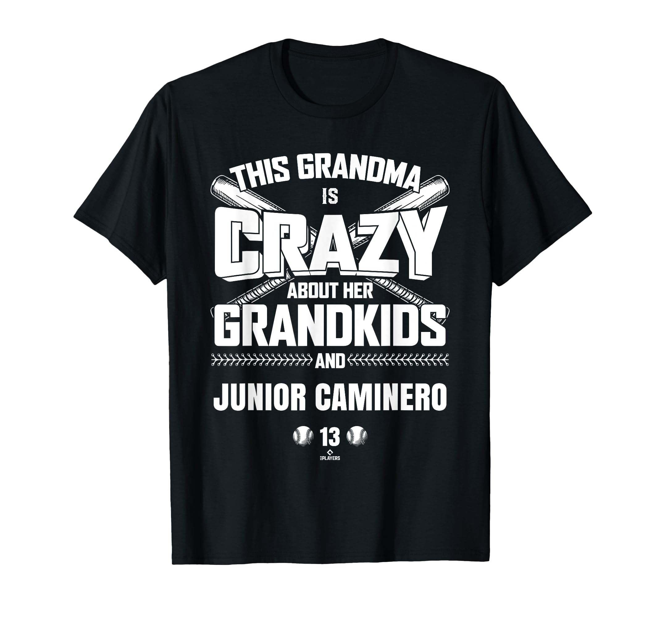 Grandma Crazy Junior Caminero T-Shirt - Fun Novelty Design for Adults - T-Shirt, Sweatshirt, Hoodie