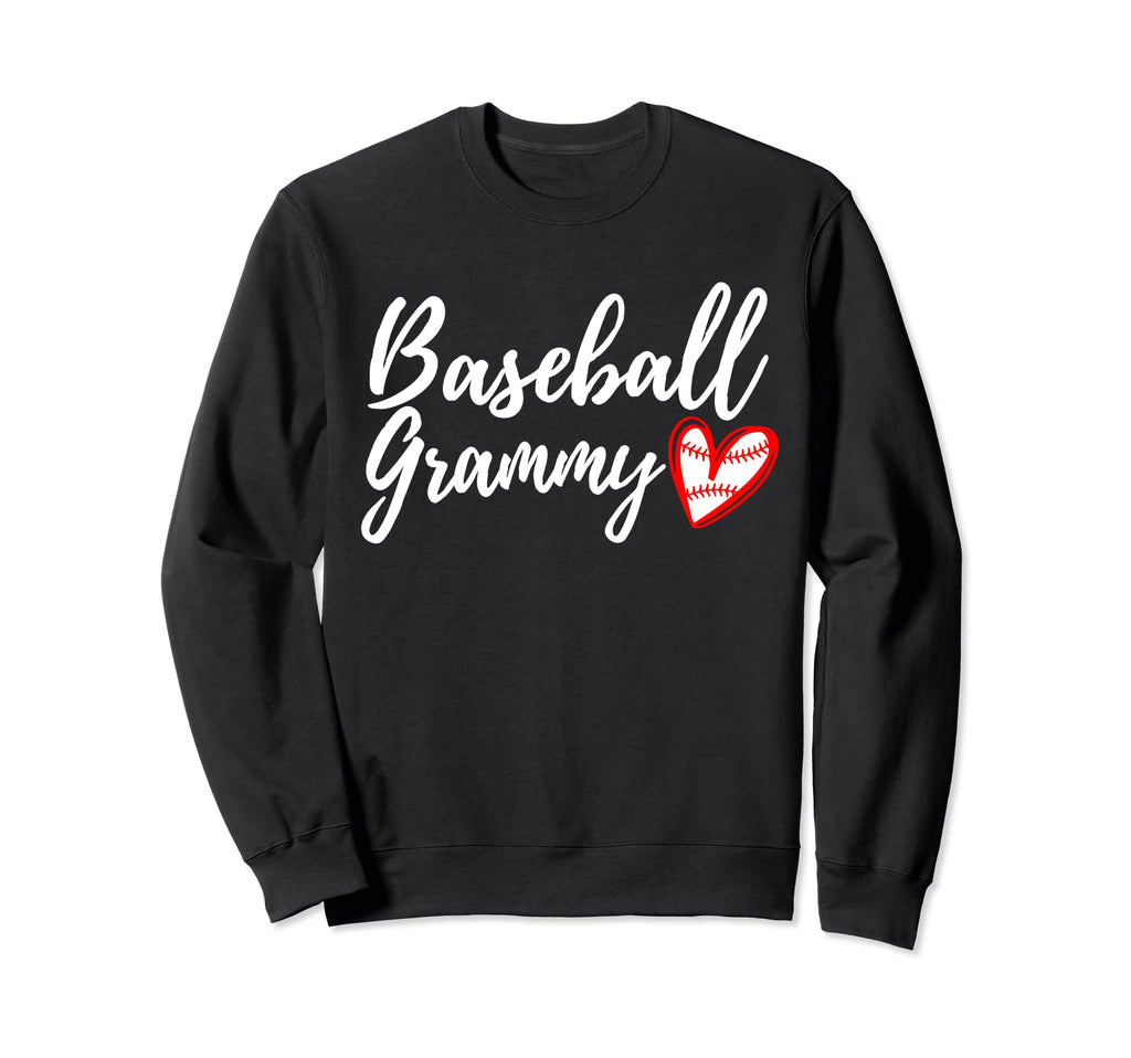 Baseball Grammy Heart Matching Sweatshirt - Novelty Apparel for Adults - T-Shirt, Sweatshirt, Hoodie