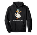 Funny Goose Baseball Mom Coffee Hoodie - Minimalist Print Men Women - T-Shirt, Sweatshirt, Hoodie