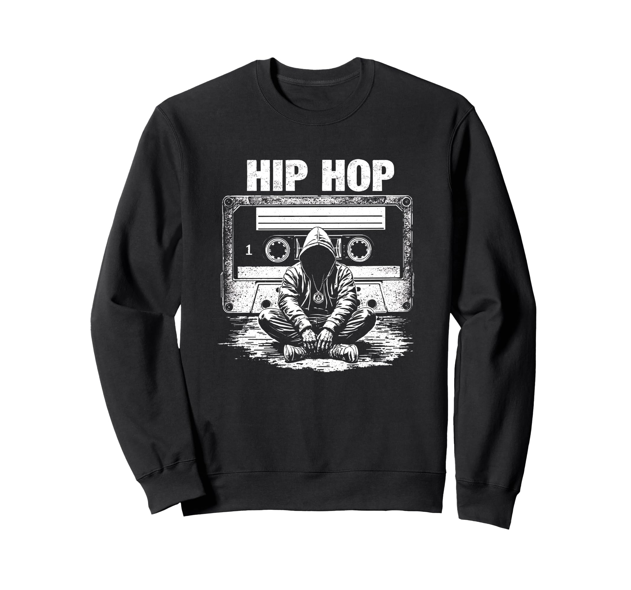 Hip Hop Boombox Rapper Sweatshirt - Streetwear Style Men Women - T-Shirt, Sweatshirt, Hoodie