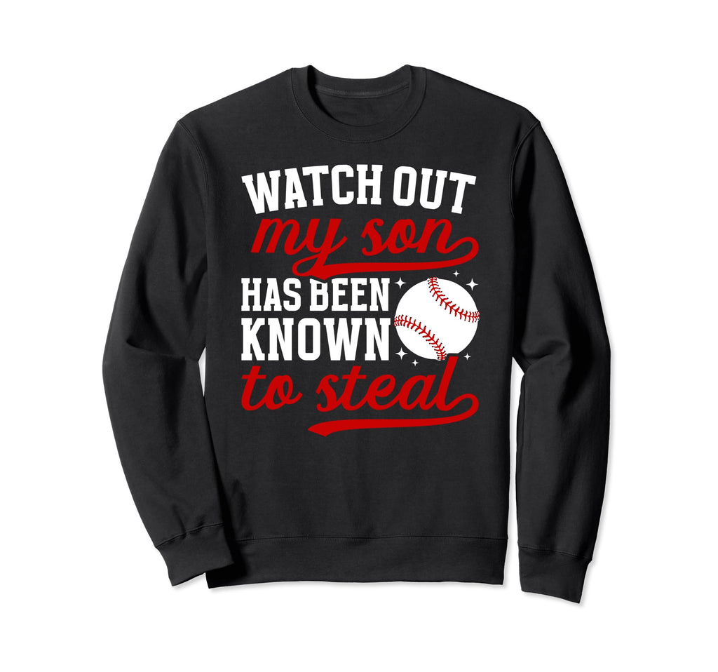 My Son Baseball Mom Baseball Sweatshirt - Fun Novelty Design Men Women - T-Shirt, Sweatshirt, Hoodie