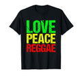 Rasta Jamaica Reggae Love Peace Reggae T-Shirt - Custom Art Print Men Women - T-Shirt, Sweatshirt, Hoodie
