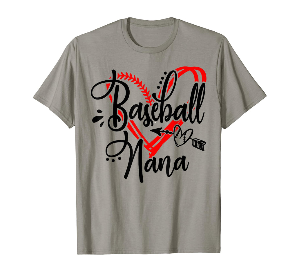 Family Baseball Player Gifts Baseball Nana T-Shirt - Novelty Apparel Unisex - T-Shirt, Sweatshirt, Hoodie