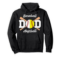 Baseball Softball Dad Softball Baseball Hoodie - Minimalist Print Unisex - T-Shirt, Sweatshirt, Hoodie