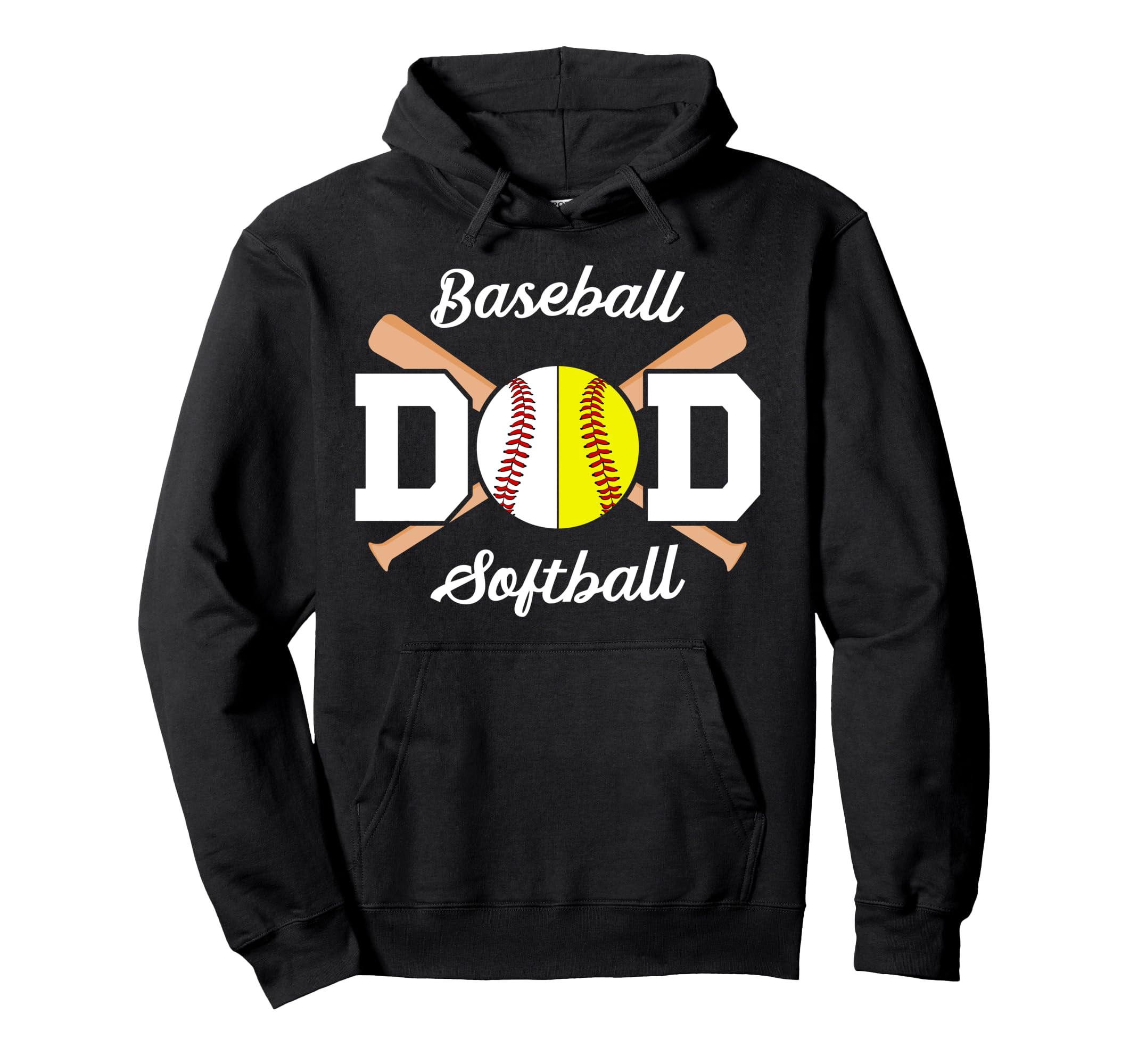 Baseball Softball Dad Softball Baseball Hoodie - Minimalist Print Unisex - T-Shirt, Sweatshirt, Hoodie