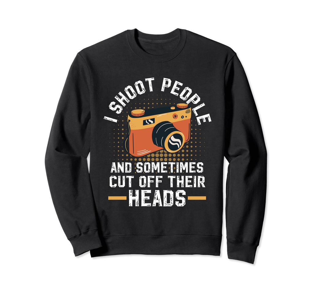 Photo Camera Photographer Flash Sweatshirt - Fun Novelty Design Men Women - T-Shirt, Sweatshirt, Hoodie