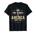 No Kings America Since 1776 Distressed T-Shirt - Aesthetic Graphic Unisex - T-Shirt, Sweatshirt, Hoodie