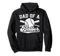Dad Baller Baseball Dad Baseball Player Hoodie - Graphic Print Men Women - T-Shirt, Sweatshirt, Hoodie