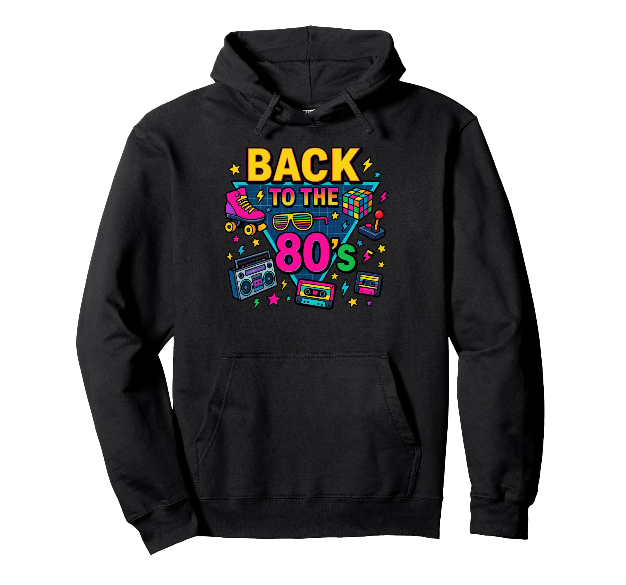 Cassette Boombox Arcade Roller Skate Hoodie - Custom Art Print Men Women - T-Shirt, Sweatshirt, Hoodie