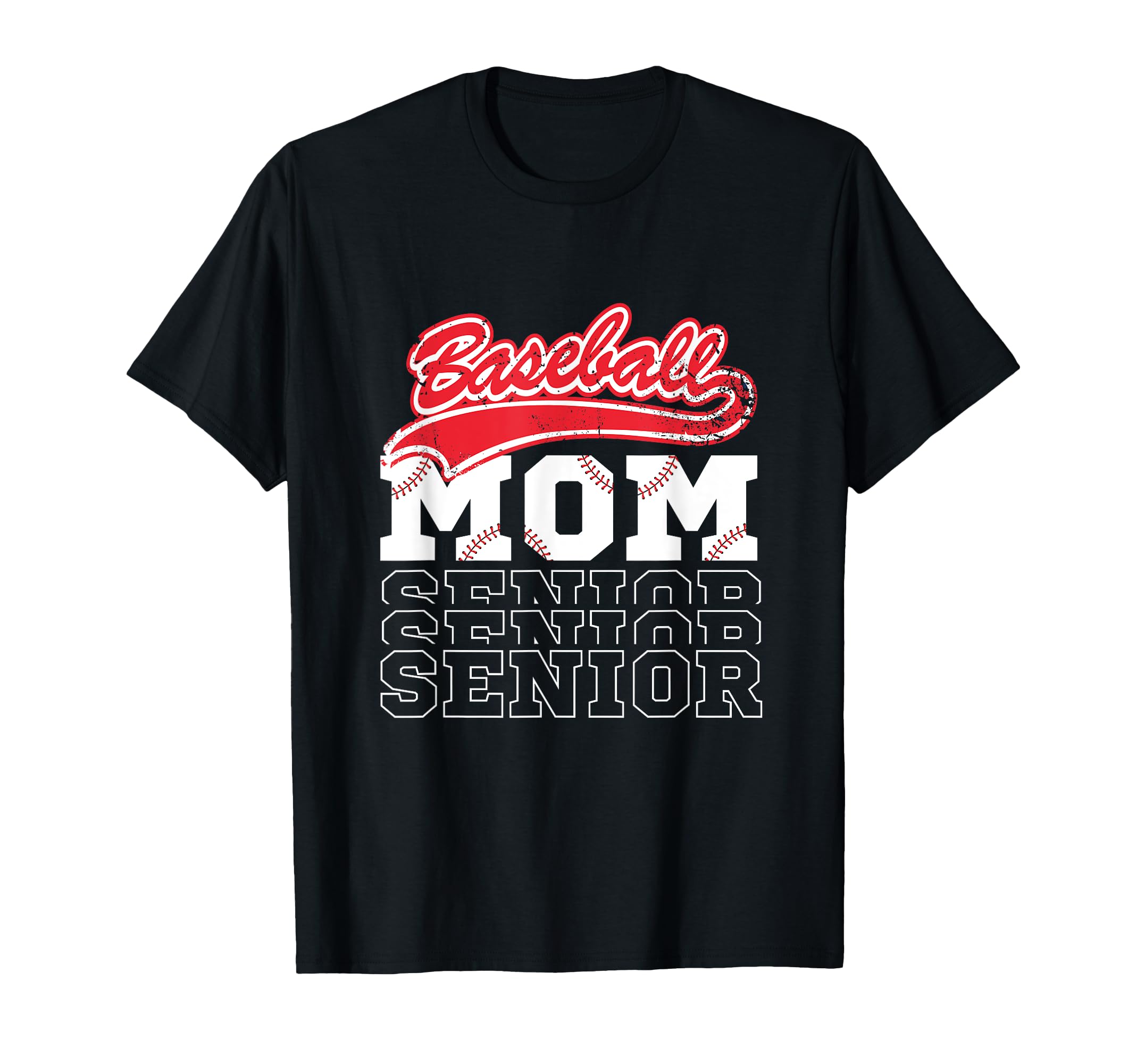 Baseball Senior Mom Class Baseball Mama T-Shirt - Unique Graphic Unisex - T-Shirt, Sweatshirt, Hoodie