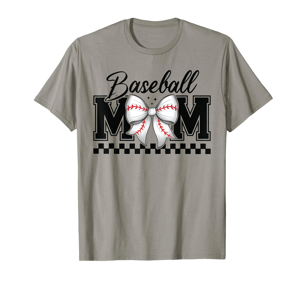 Baseball Mom Coquette Bow Game Day Baseball T-Shirt - Graphic Print Unisex - T-Shirt, Sweatshirt, Hoodie