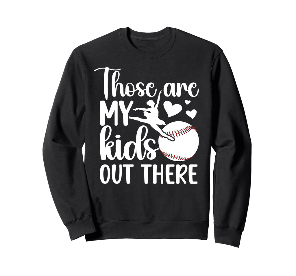 Baseball And Dance Mom Baseball Sweatshirt - Minimalist Print for Adults - T-Shirt, Sweatshirt, Hoodie