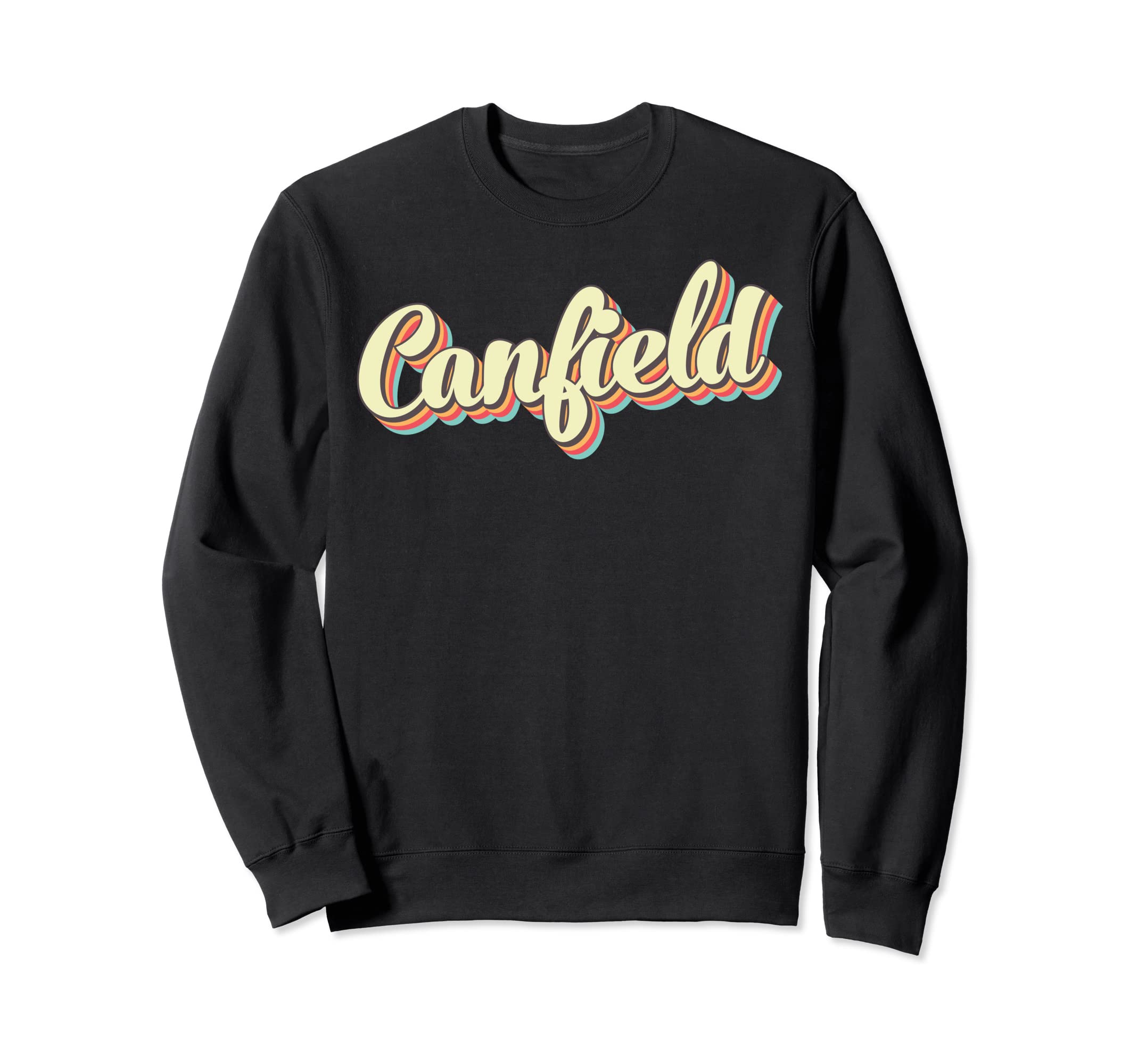Canfield Art Baseball Font Sweatshirt - Fun Novelty Design Unisex - T-Shirt, Sweatshirt, Hoodie