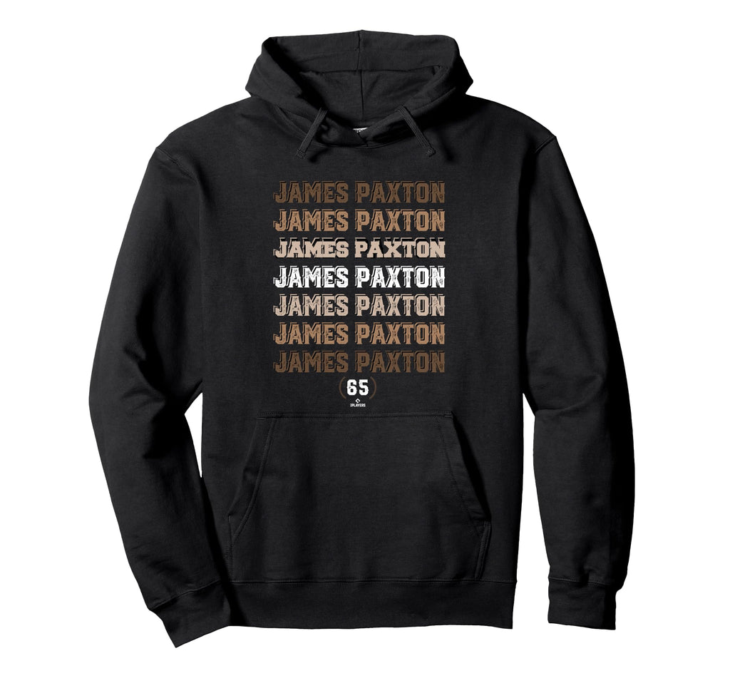 Repeating Text James Paxton Boston Hoodie - Minimalist Print Unisex - T-Shirt, Sweatshirt, Hoodie