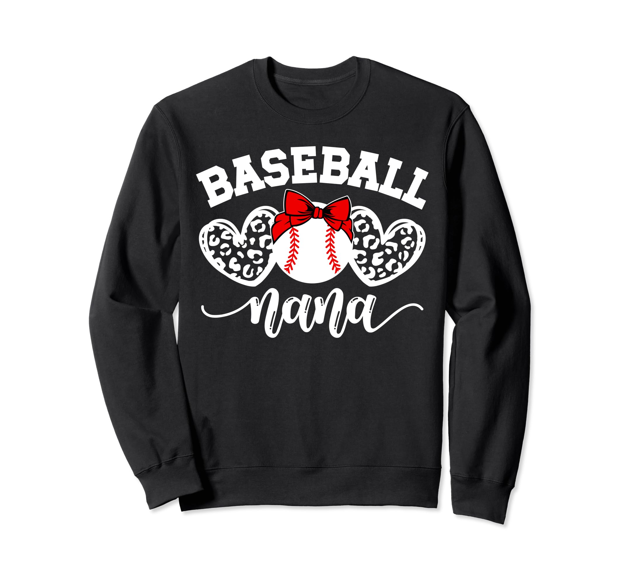 Baseball Nana Grandma Nana Sweatshirt - Aesthetic Graphic Men Women - T-Shirt, Sweatshirt, Hoodie