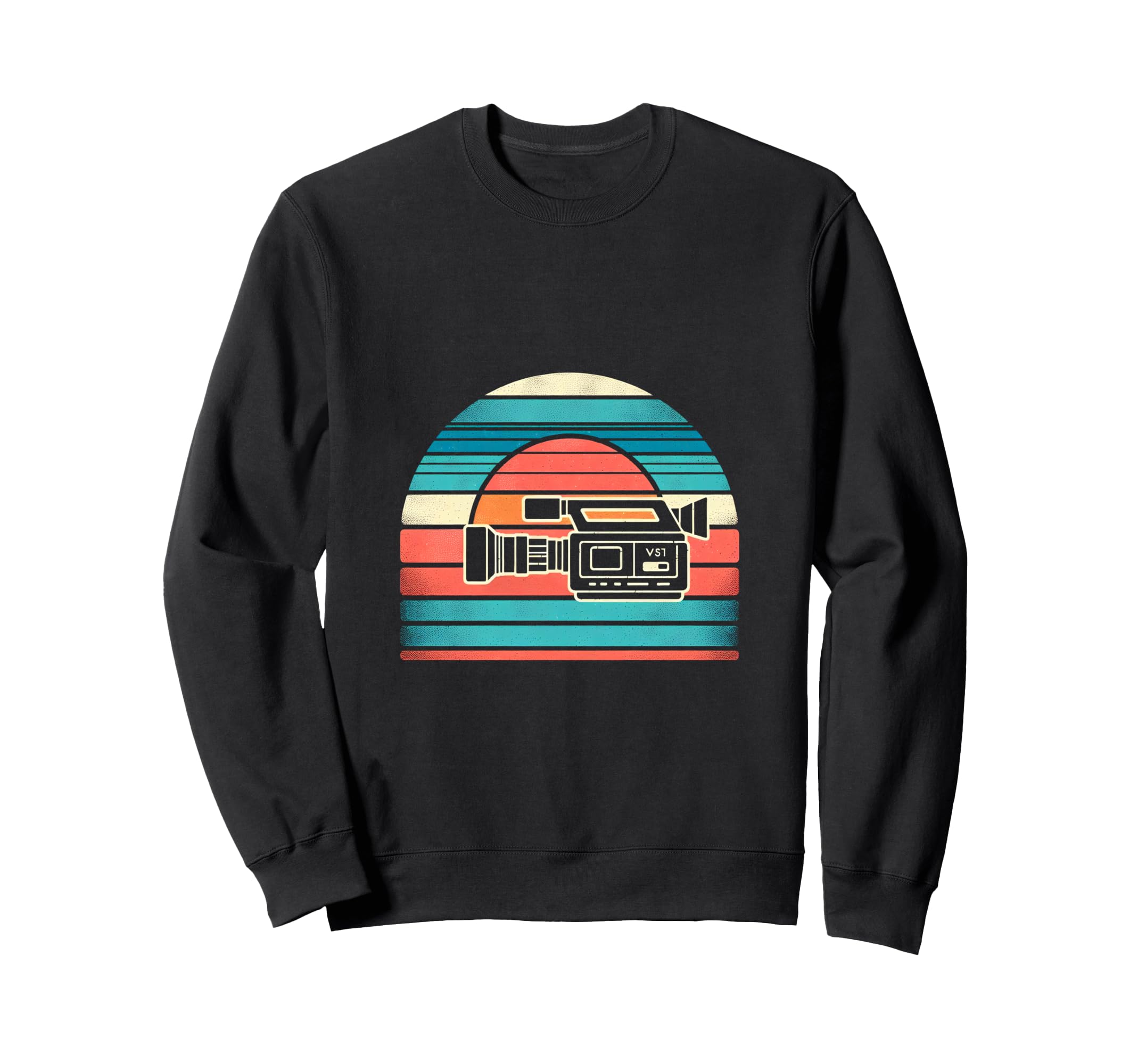 Video Camera Sunset T-Shirt - Trendy Graphic for Adults - T-Shirt, Sweatshirt, Hoodie