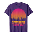 Savannah Georgia Ga 70S 80S Souvenir T-Shirt - Minimalist Print Men Women - T-Shirt, Sweatshirt, Hoodie
