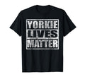 Yorkie Lives Matter Distressed T-Shirt - Graphic Print for Adults - T-Shirt, Sweatshirt, Hoodie