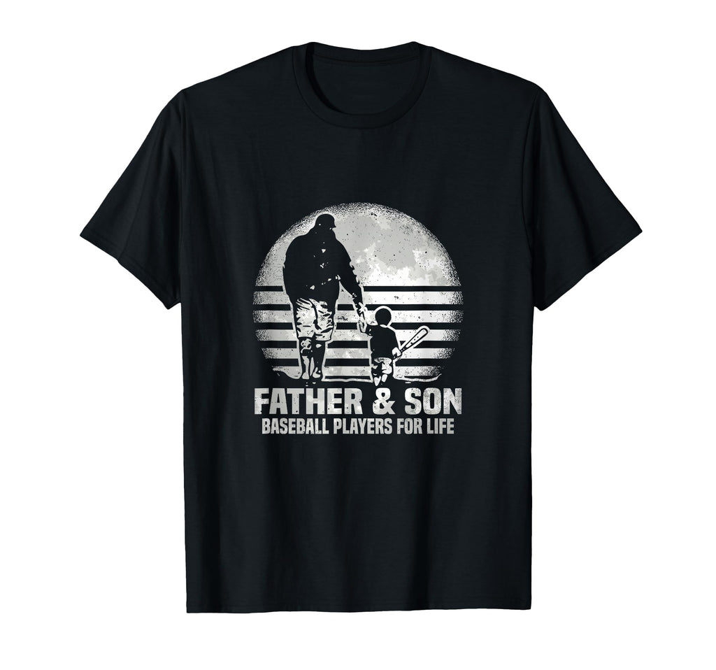 Father And Son Baseball Matching Dad T-Shirt - Minimalist Print Men Women - T-Shirt, Sweatshirt, Hoodie